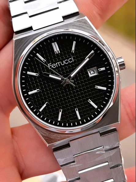 Ferrucci Nişan Ve Takım Elbiselere Özel Takvimli Kadran 2 Yıl Garantili Spor Erkek Kol Saati J3625.2 - Resim 4