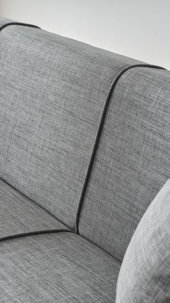 Flavia 3'lü Kanepe Salon, Oturma Odası Yataklı Bazalı Gri - Resim 4