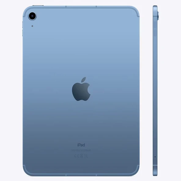 iPad 10. Nesil Wi-Fi + Cellular 64 GB 10.9" MCMK4TU/A Mavi Aksesuarsız Tablet - Resim 4