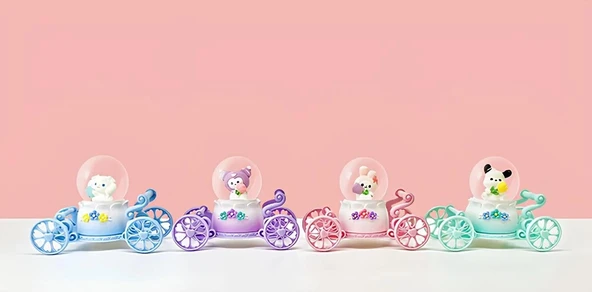 Arabalı Kuromi Serisi Kar Küresi Alk3395 ürün görseli 1