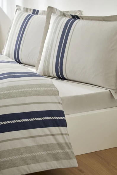 Özdilek Ranforce Tek Kişilik Nevresim Takımı Marine Line - Resim 3