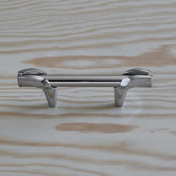 Mobilya Çekmece Mutfak Kapak Dolap Kulpları Kulbu Dolabı Kulpu 64 mm Krom Metal Kulp - Resim 5