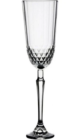 Paşabahçe 440210 210cc 6Lı Diony Kahve Yanı Flüt Su Bardağı Kadeh - Resim 2