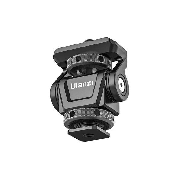 Ulanzi U150 Kamera Üstü Monitör Bağlantı Kafası Ball Head - Resim 3