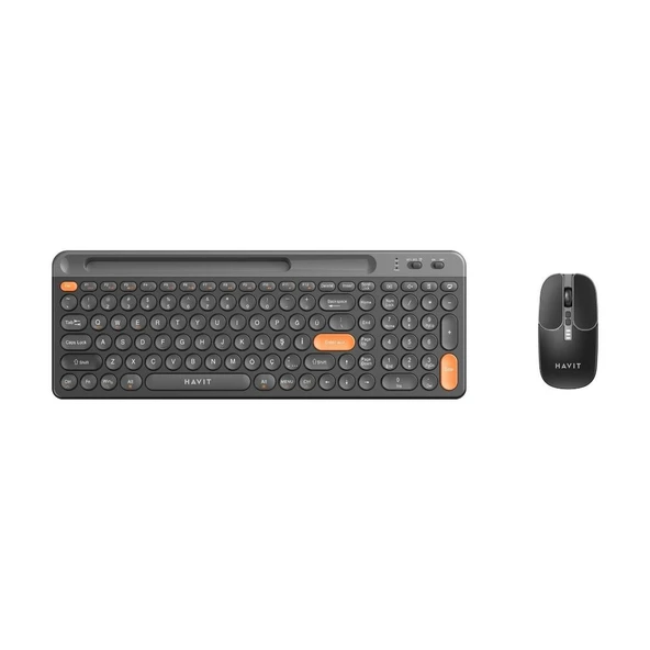 Havit KB835WB Siyah Kablosuz Klavye Mouse Seti ürün görseli