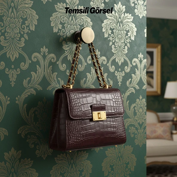 Alex Antik Askı Portmanto Vestiyer Banyo Mutfak Askısı Askılık Duvar Vidalı Çanta Elbise Asma Modern - Resim 7