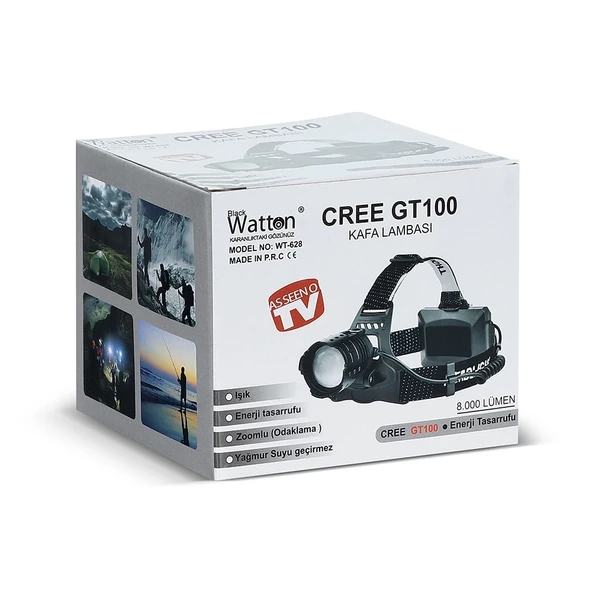 Gt100 Led Şarjlı Kafa Lambası  Wt-628 - Resim 5