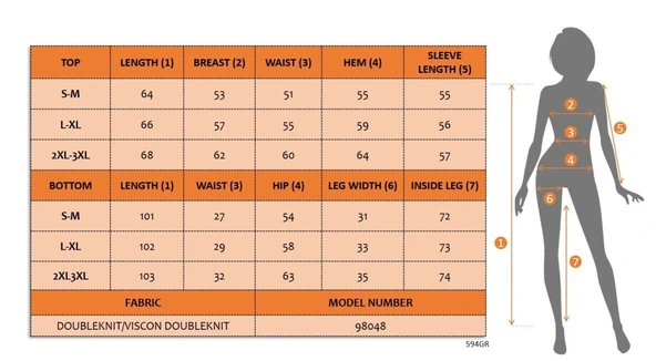 MDB Kadın Uzun Kollu Bisiklet Yaka çizgili Desen Iki Iplik Bluz Ve Pantolon Ikili Takım - Resim 5