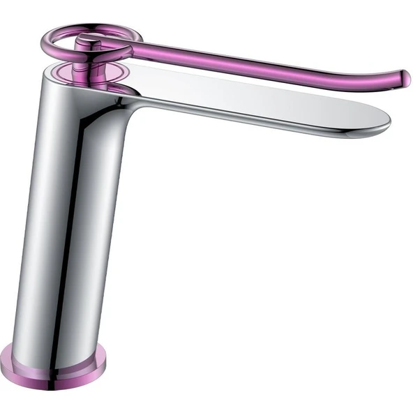 Fontana FA-5011P Krom & Mor Lavabo Bataryası ürün görseli