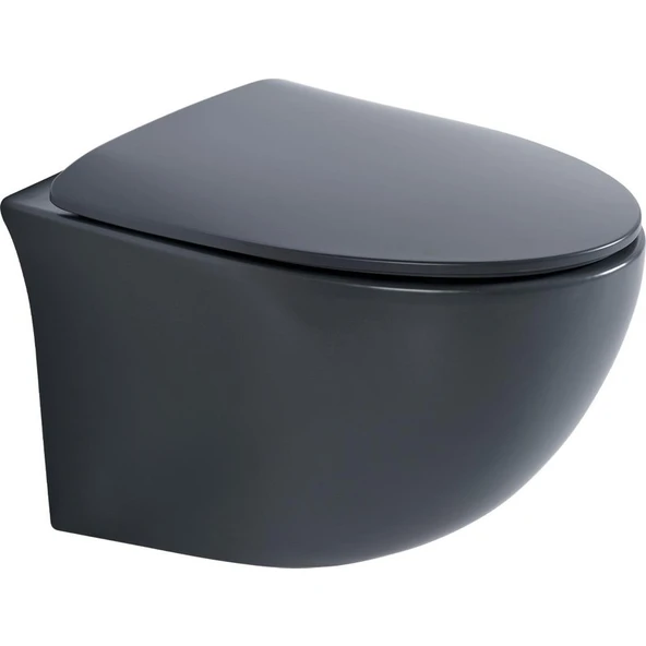 Lena ET-H203MKG Asma Klozet Mat Gri ürün görseli