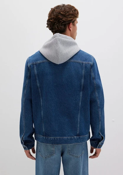 M0112808-90839 MAVİ BRANDON DENİM ALL CEKET - Resim 3