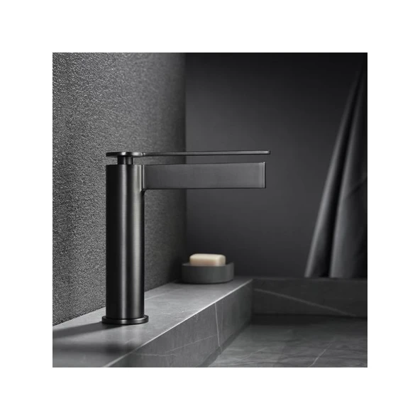 Fontana Lavabo Bataryası (Mat Siyah) FJ-6015 - Resim 2