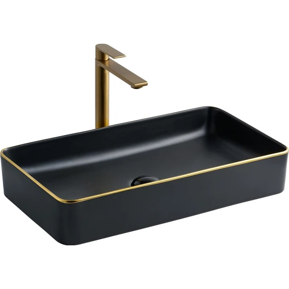 Lena E-4071S Tezgah Üstü Porselen Lavabo ürün görseli