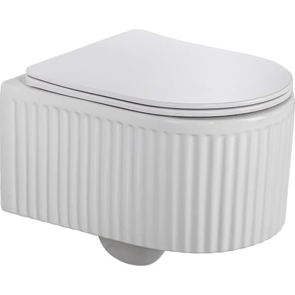 Lena ET-W1000 Asma Klozet Parlak Beyaz - Resim 2