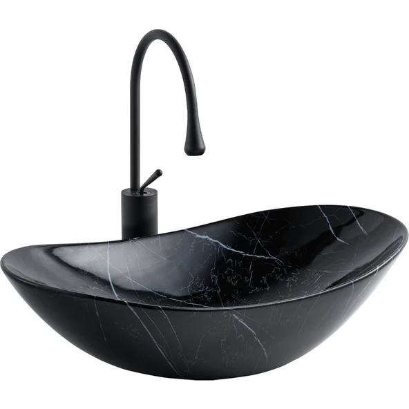 Lena E-2113M5 Tezgah Üstü Porselen Lavabo ürün görseli