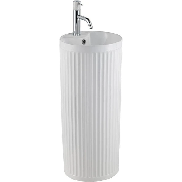 Lena Monoblok Lavabo (Mat Beyaz) E-W310MB ürün görseli