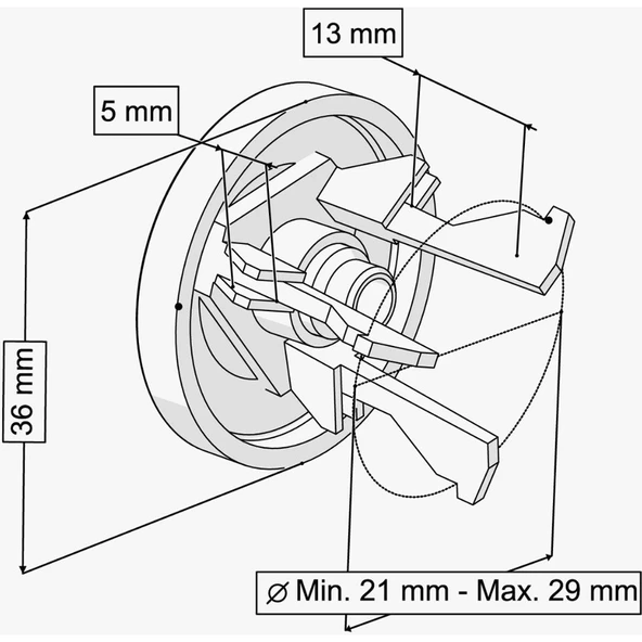İz Yapı Iz Yapi Lavabo Tasma Yuzugu 6 Adet - Resim 2
