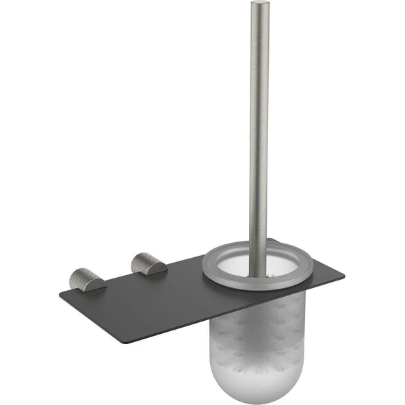 Fontana FY-90104 Mat Krom & Siyah Tuvalet Fırçası ürün görseli