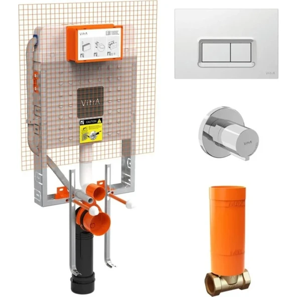 VitrA 800-1868 V8 Asma Klozet Gömme Rezervuar Seti ürün görseli