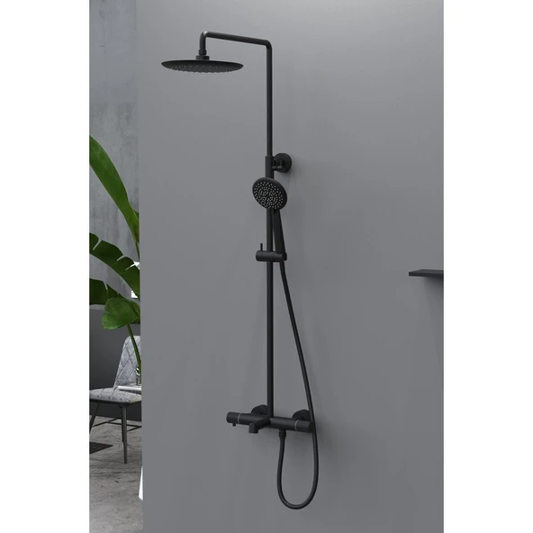 Fontana FM-2155 Siyah Duş Ünitesi - Resim 2