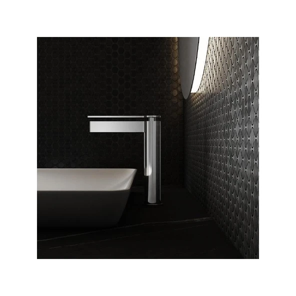 Fontana Yüksek Lavabo Bataryası (Krom) FJ-6021 - Resim 2