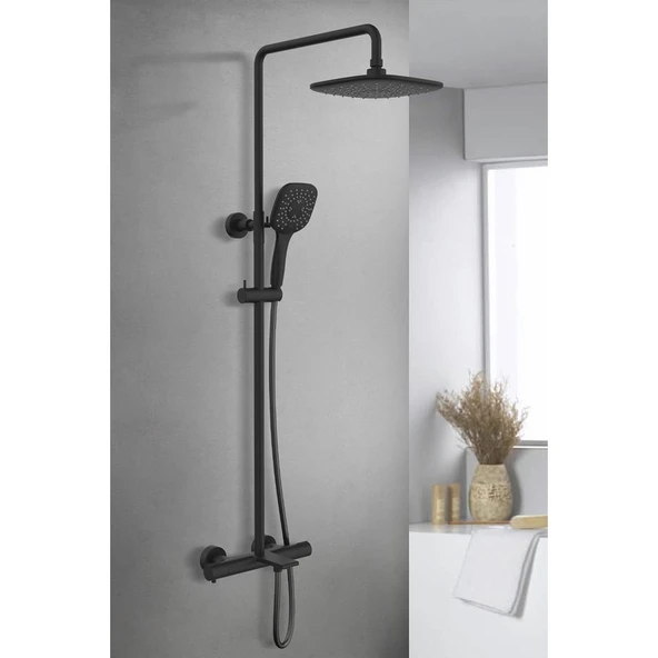 Fontana FM-2355 Siyah Duş Ünitesi - Resim 2