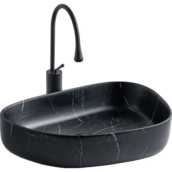 Lena E-2107SM Tezgah Üstü Porselen Lavabo ürün görseli