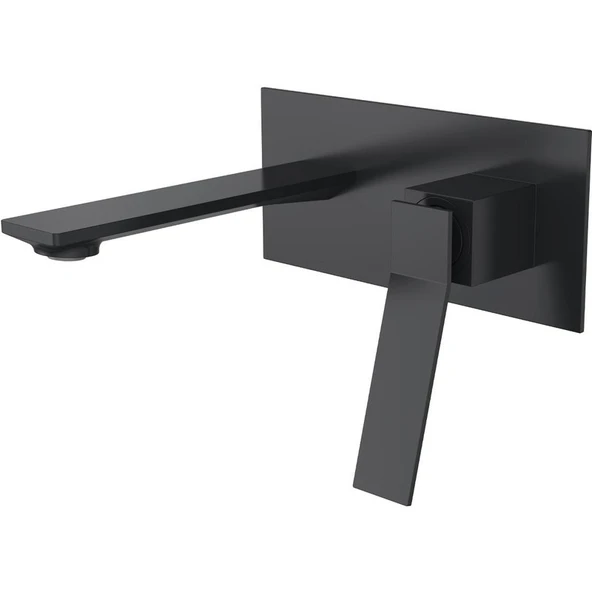 Fontana FJ-A3005 Mat Siyah Ankastre Lavabo Bataryası ürün görseli