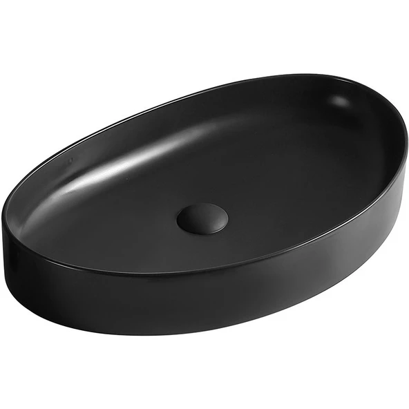 Lena EY-4714MS Tezgah Üstü Lavabo Mat Siyah ürün görseli