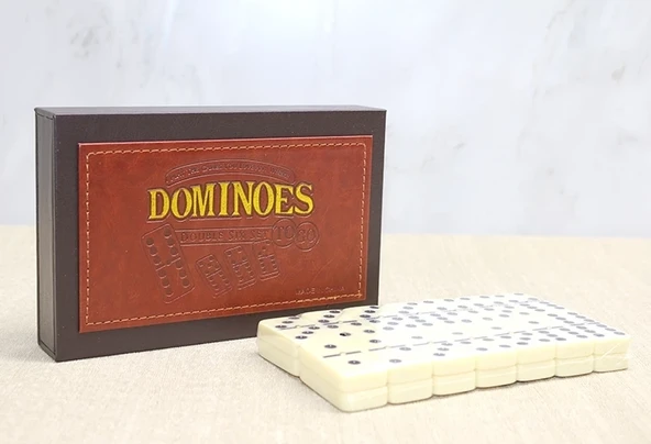 Deri Kutulu Domino Oyunu Alk4217 ürün görseli