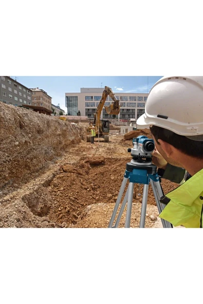 Bosch GOL 26 D + BT 160 Tripot + GR 500 Mira Optik Nivelman Hizalama - Resim 6