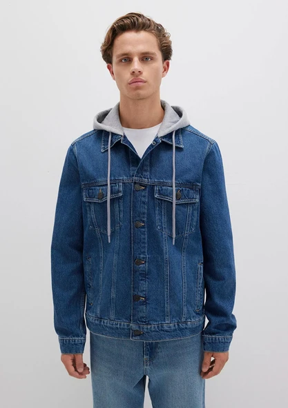 M0112808-90839 MAVİ BRANDON DENİM ALL CEKET - Resim 2