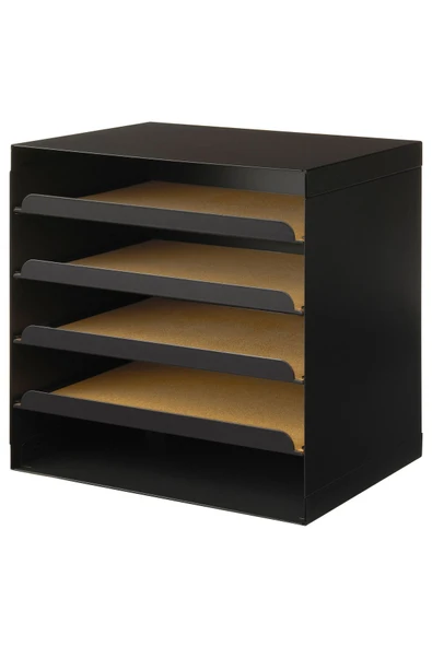 Evrak Rafı, Antrasit, Genişlik: 32 cm  Derinlik: 25 cm  Yükseklik: 32 cm ürün görseli