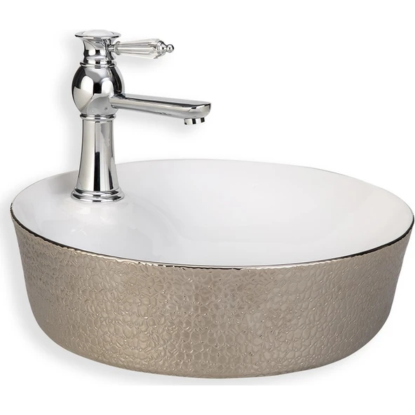 Lena E-5001G Tezgah Üstü Özel Seri Porselen Lavabo ürün görseli