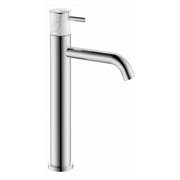 Fontana Yüksek Lavabo Bataryası (Krom Mermer) FA-4021M ürün görseli