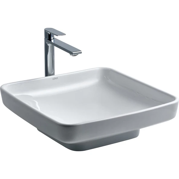 Lena E-4416 Tezgah Üstü Porselen Lavabo ürün görseli