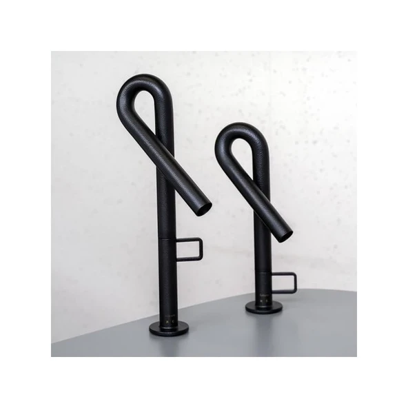 Fontana Lavabo Bataryası (Mat Siyah) FK-6115 - Resim 2