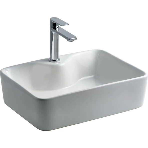 Lena E-5405 Tezgah Üstü Porselen Lavabo ürün görseli