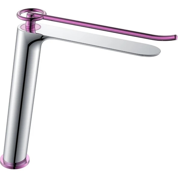 Fontana FA-5021P Krom & Mor Yüksek Lavabo Bataryası ürün görseli