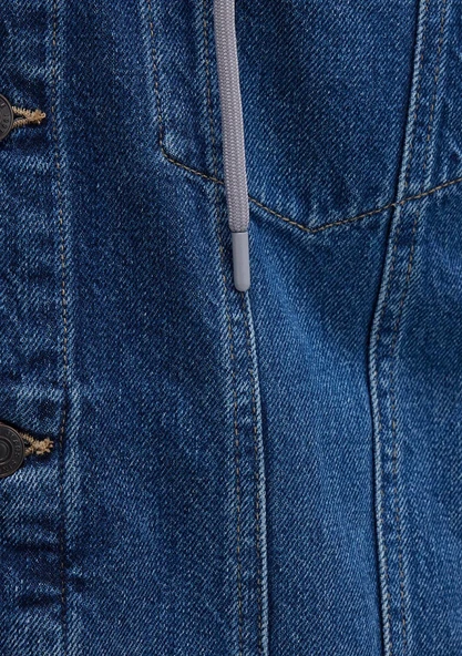 M0112808-90839 MAVİ BRANDON DENİM ALL CEKET - Resim 9