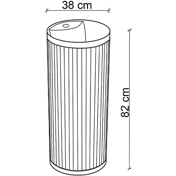 Lena Monoblok Lavabo (Mat Beyaz) E-W310MB - Resim 2