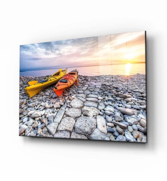 Doğa Manzara Cam Tablo 4mm Dayanıklı Temperli Cam ürün görseli