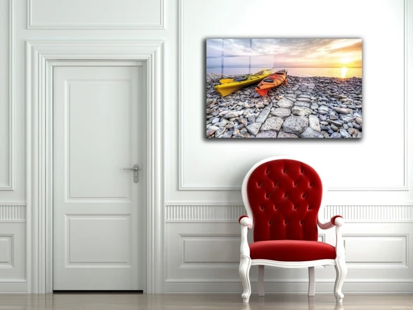 Doğa Manzara Cam Tablo 4mm Dayanıklı Temperli Cam - Resim 5