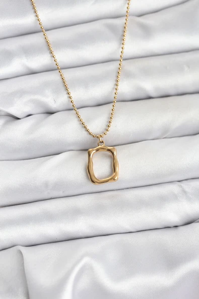 Zincir Gold Renk Model Kadın Kolye - EBJ251115W38421 ürün görseli