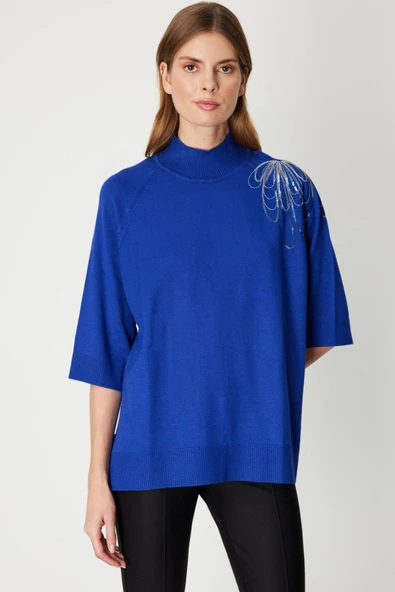 65381 ONTEKS KAZAK YARIM KOL TEK OMZU ZİNCİRLİ - Resim 4