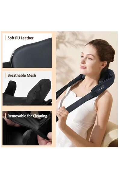 Şarjlı Ovmalı Isıtmalı Masaj Aleti Insan Eli Yoğurma Hissi  Yeni Model - Resim 3