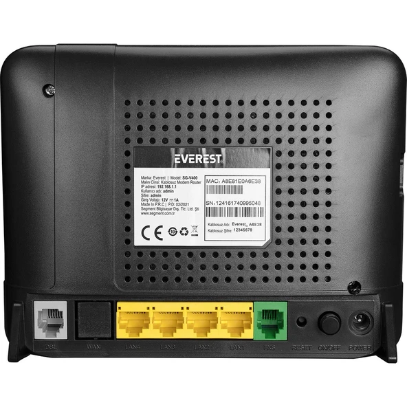 SG-V400 2.4ghz 300MBPS Kablosuz Vdsl/adsl2+ Voıp Modem Router - Resim 4