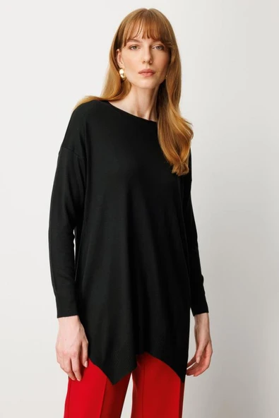 65316 ONTEKS SIFIR YAKA SALAŞ VEREV TUNİK ürün görseli 1