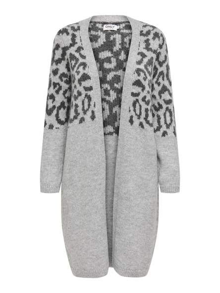 15294968 ONLJADE ANIMAL LS CARDIGAN KNT NOOS - Resim 3