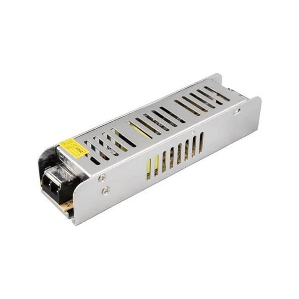 12 Volt 8.5 Amper Metal Slim Kasa 100 Watt Adaptör - Resim 2